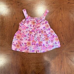 Cat & Jack Pink and Purple Floral Dress